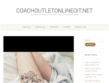 Tablet Screenshot of coachoutletonlineoit.net